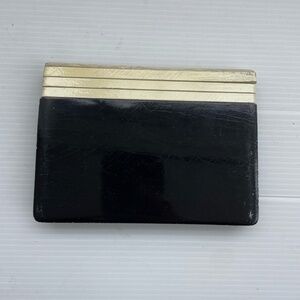 Vintage Women's Black and White Clutch with Inner Pocket
